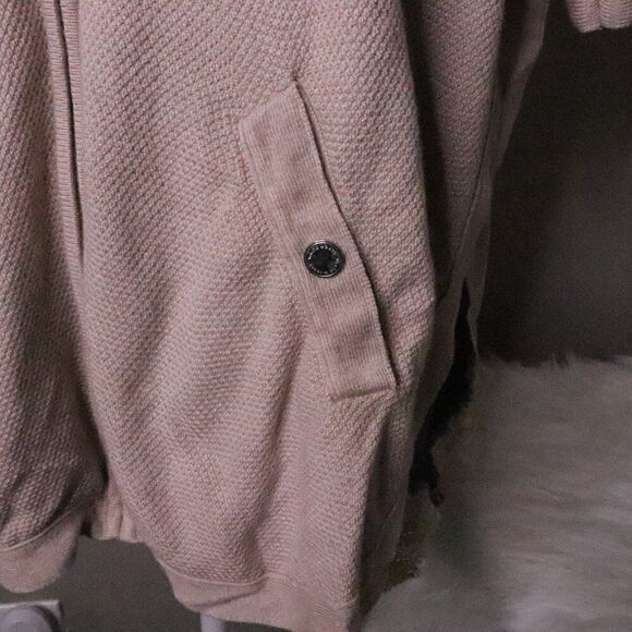 WHBM | Zip Up Batwing Sweater Pullover Small - Picture 4 of 8